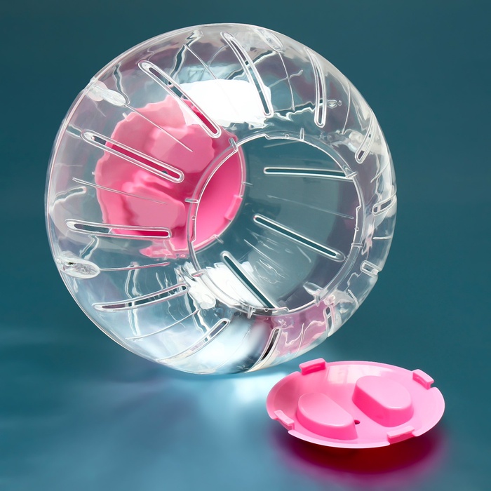 Шар для грызунов Carno, 18.5 см, розовый