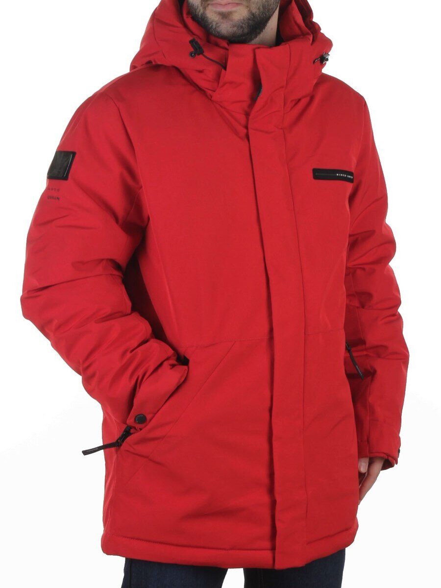 6520 RED Куртка зимняя мужская (200 гр. холлофайбер)