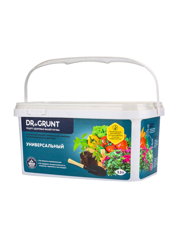 Удобрение минеральное универсальное, Dr.Grunt, ведро, 3.3 л