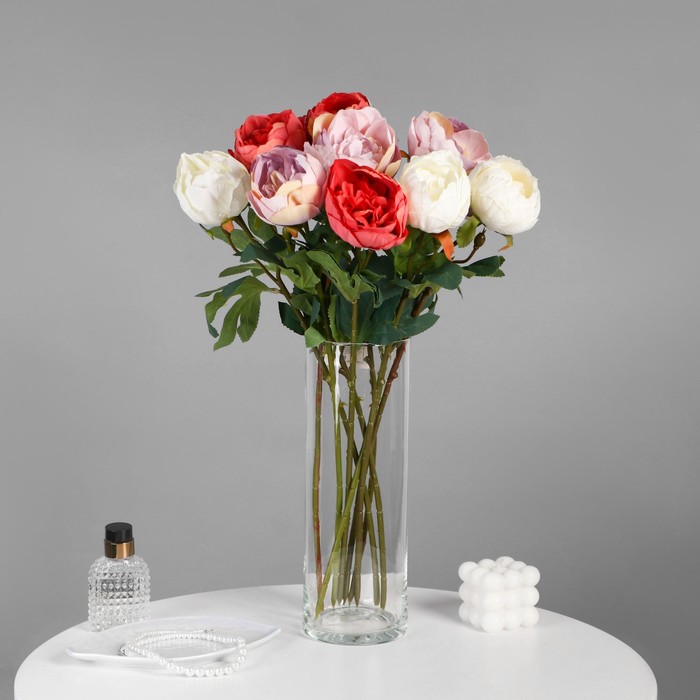 Ваза «Трубка 107», 2.4 л, 30×10.7 см, стекло, прозрачная