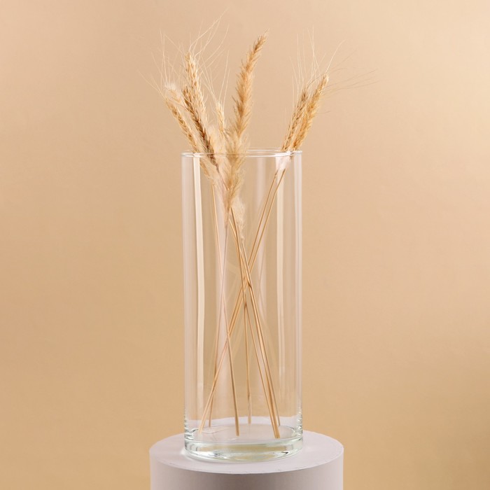 Ваза «Иберетта-300», 2.8 л, 30×12 см, стекло, прозрачная