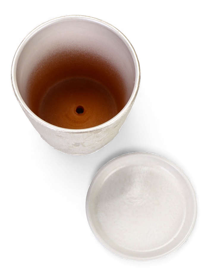 Горшок для цветов «Венера», 1.45 л, d=15 см, h=14 см, керамический, с поддоном, белый