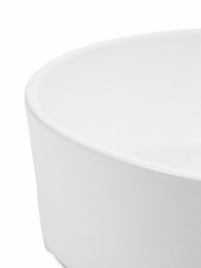 Горшок - бонсайница «Огма», для кактусов и суккулентов, 3 л, d=26 см, h=8 см, керамика, с поддоном, белый