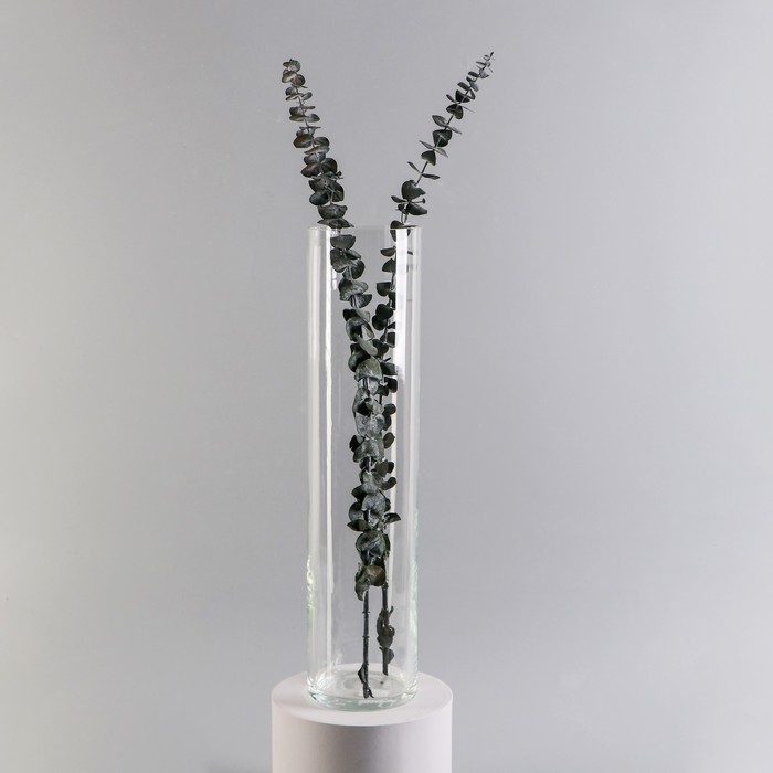 Ваза «Иберетта-1», 4.65 л, 50×12 см, стекло, прозрачная