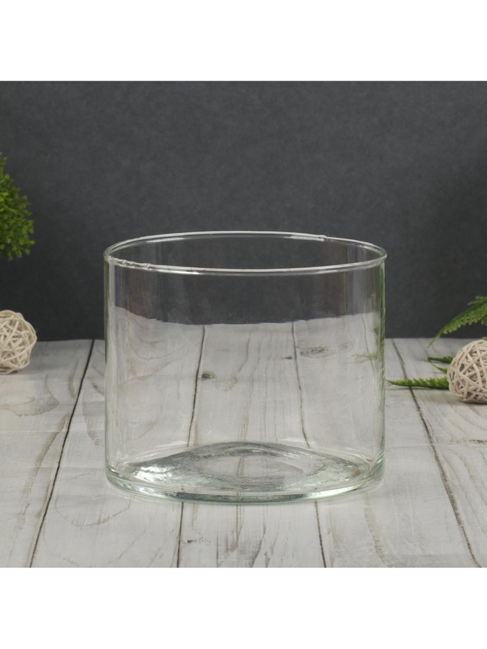 Ваза «Иберетта-100», 800 мл, 10×12 см, стекло, прозрачная