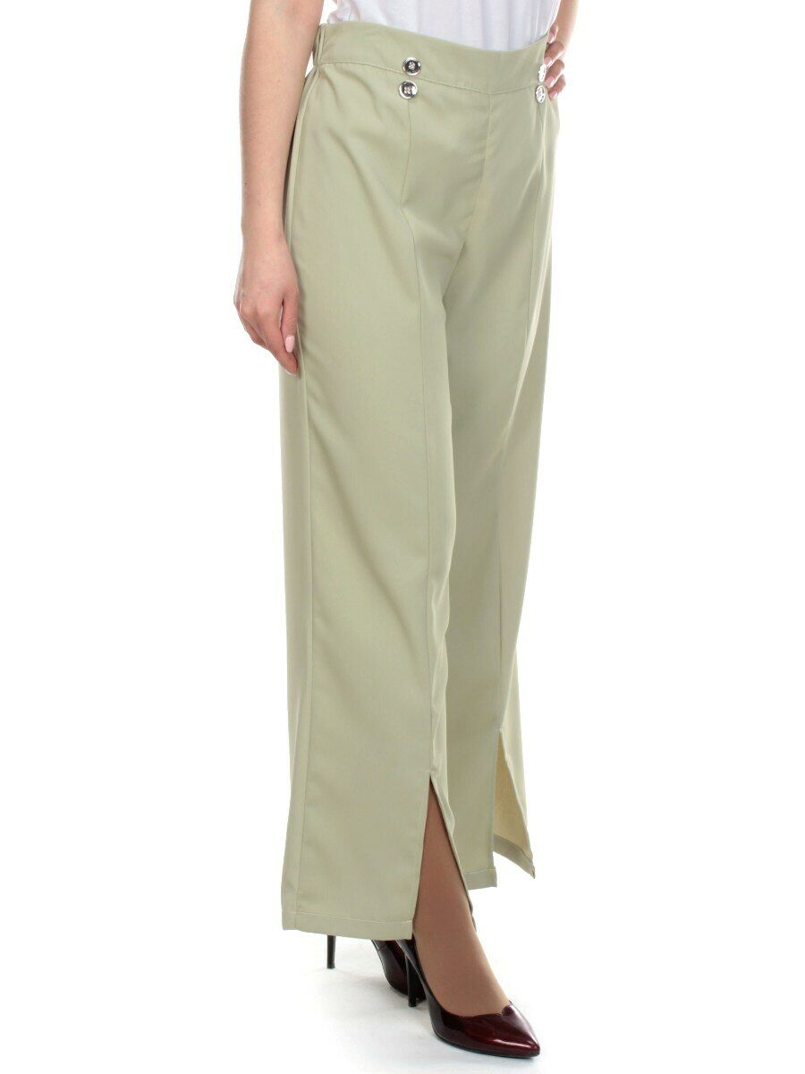 KD-1062 LT.GREEN Брюки-кюлоты женские