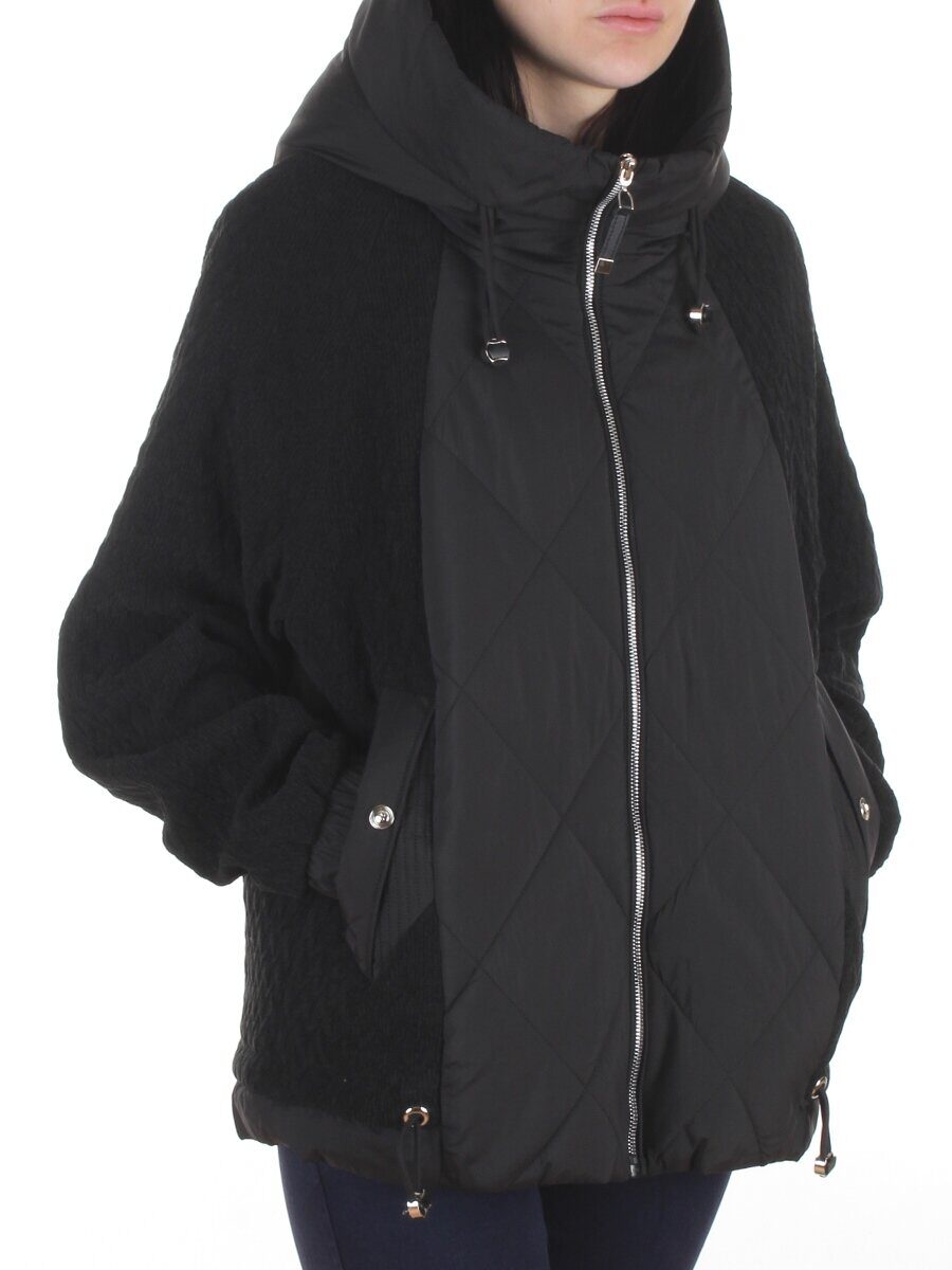 18518 BLACK Куртка демисезонная женская