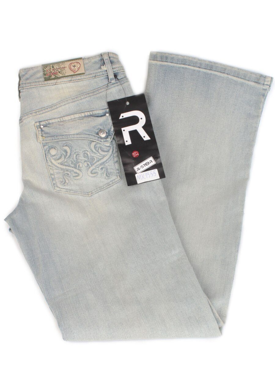 MK1555 LT. BLUE Джинсы женские