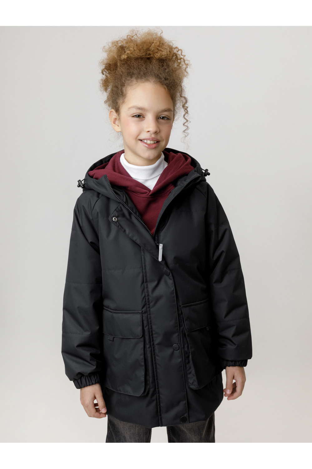 Crockid Куртка ВК 32195/1 УЗГ черный Crockid