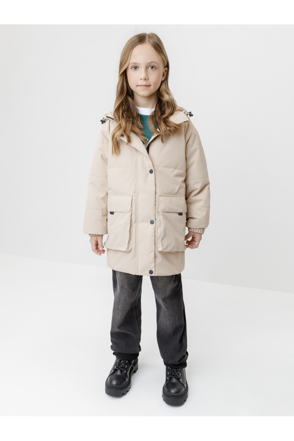 Crockid Куртка ВК 32195/2 УЗГ бежевый Crockid