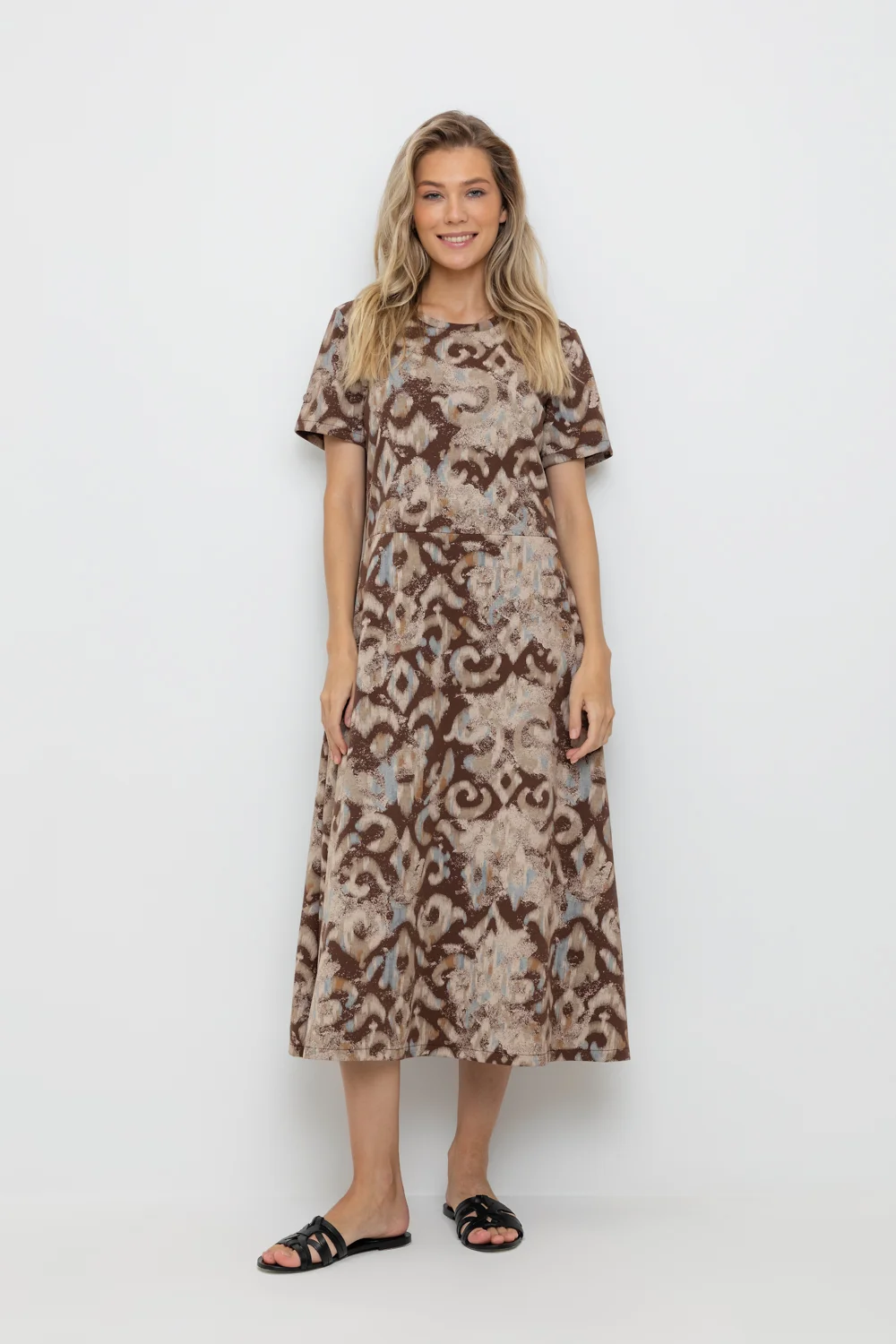 VERY NEAT Платье ЕВТ 5051 кофе, этно