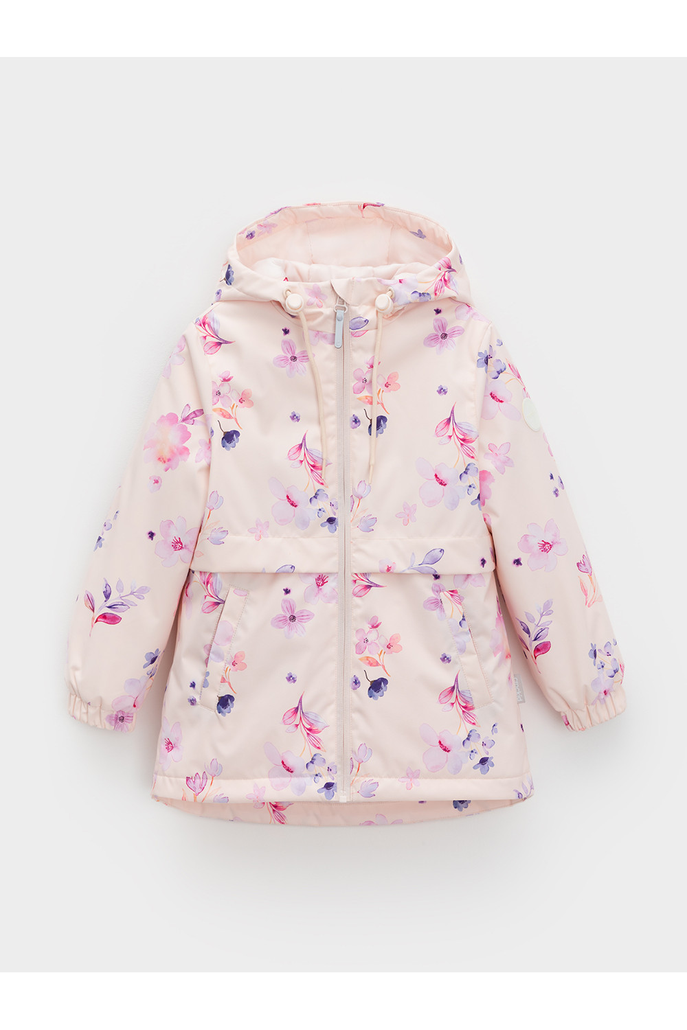 Crockid Куртка ВК 32191/н/1 УЗГ светло-розовый, акварельные цветы Crockid
