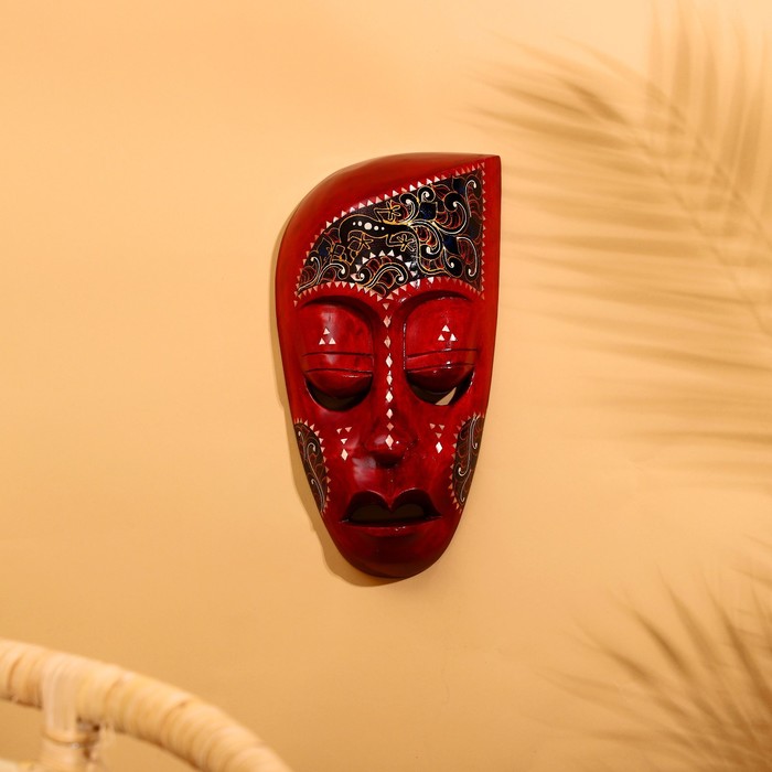 Маска «Ломбок стайл», 33×18×8 см, дерево