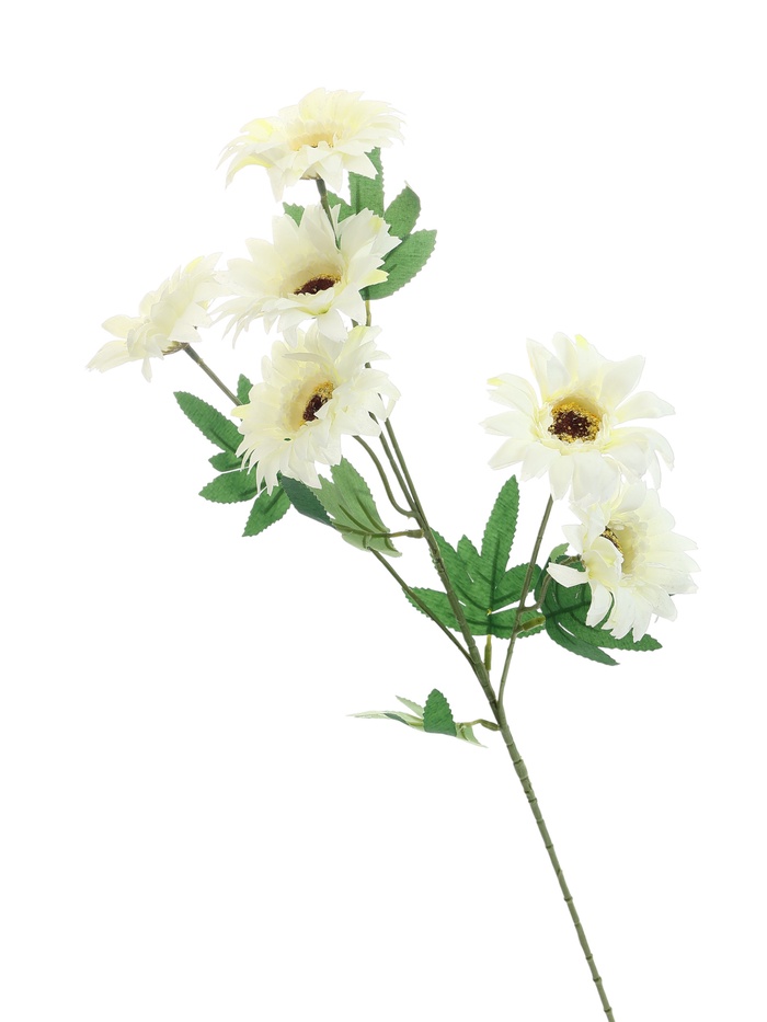 Цветы искусственные «Гербера садовая», 6×50 см, белые