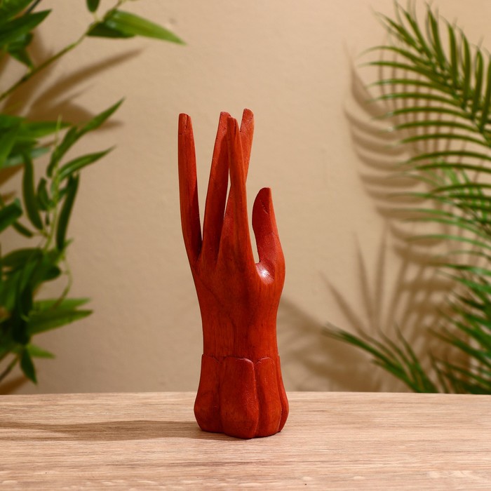 Подставка под кольца «Кисть», 6×6×20 см, дерево