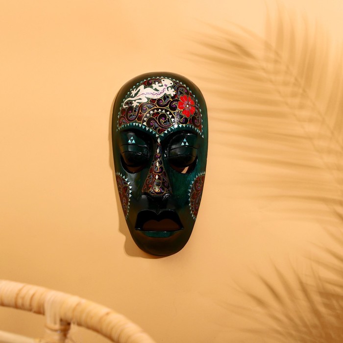 Маска «Ломбок стайл», 33×18×8 см, дерево