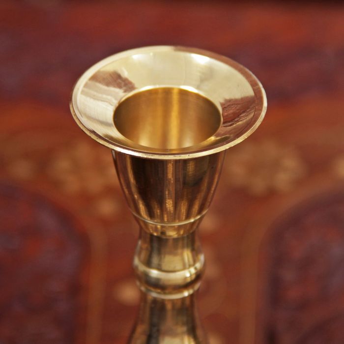 Подсвечник на 1 свечу «Талия», 13×6×6 см, латунь