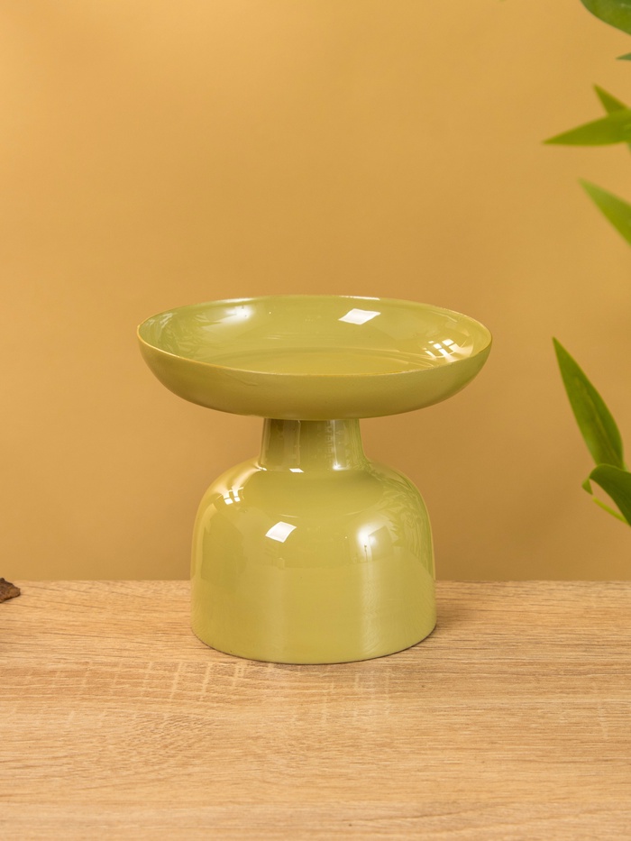 Подсвечник на 1 свечу «Олива», 10×10×9 см, глянцевый