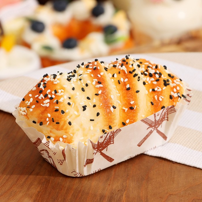 Муляж с магнитом «Булочка с кунжутом», 10×6×5 см