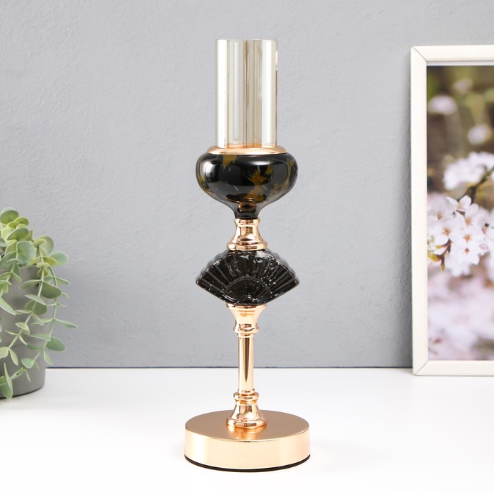 Подсвечник на 1 свечу «Лола», d=5 см, 10×10×33 см