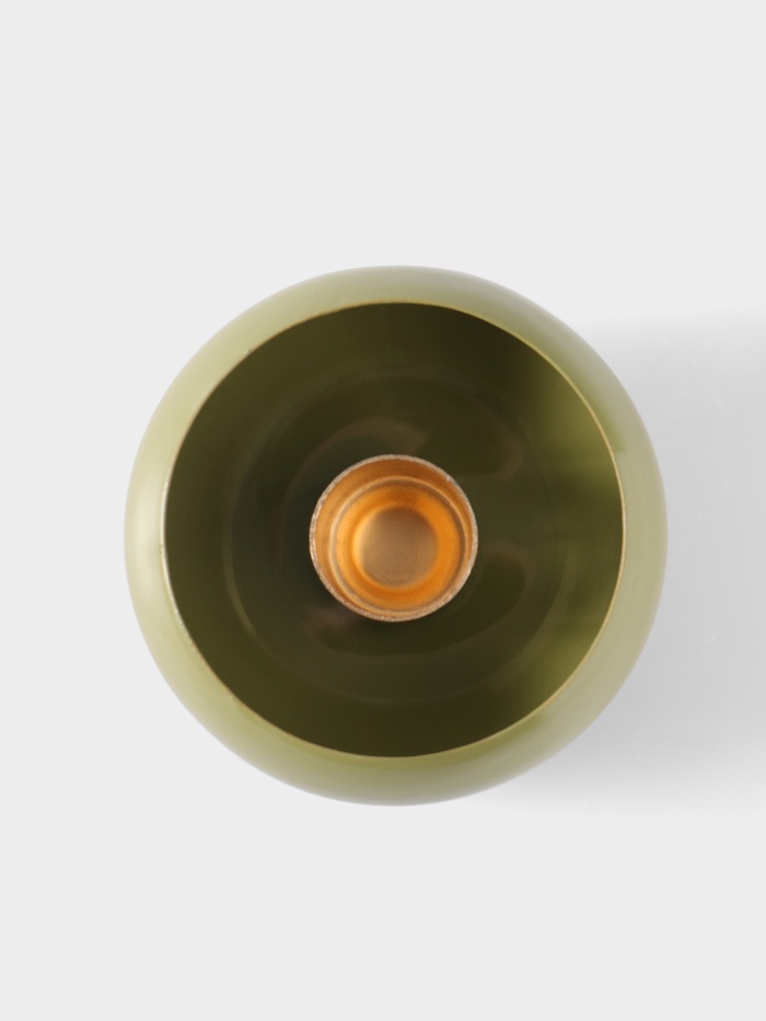 Подсвечник на 1 свечу на магнитах «Авокадо», 7.5×7.5×3.5 см