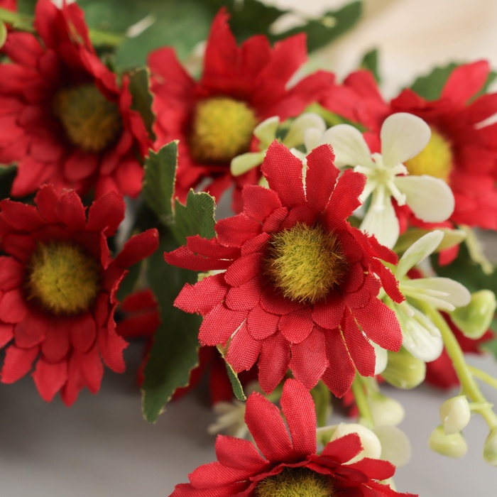 Букет искусственный «Хризантема селебрейт», h=30 см, МИКС