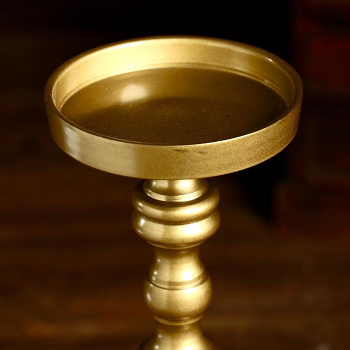 Подсвечник «Анселл», 12×12×28 см, алюминий