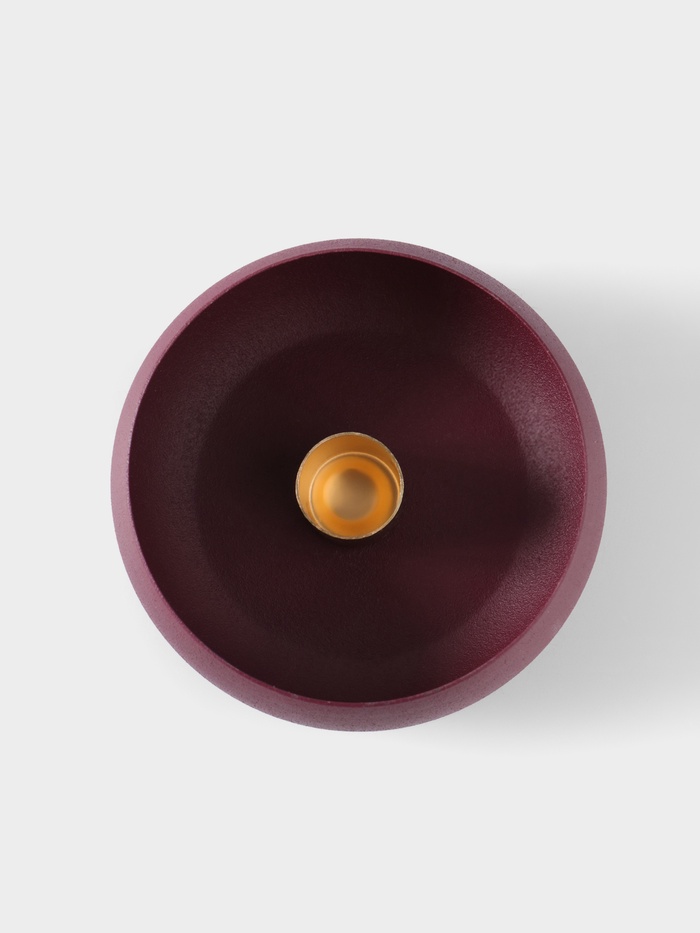 Подсвечник на 1 свечу на магнитах «Баклажан», 11×11×4 см