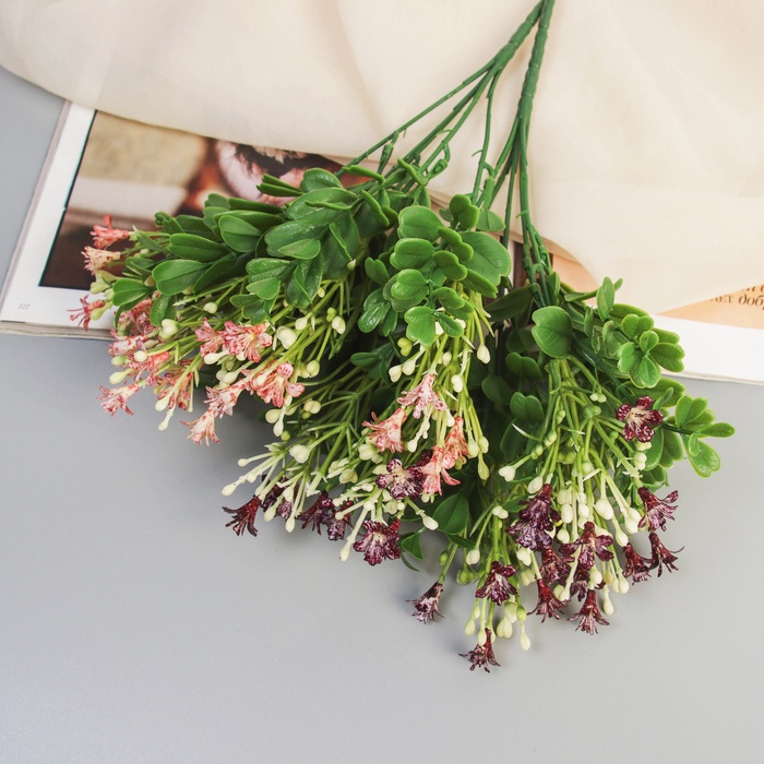 Букет искусственный «Майская зелень», h=28 см, МИКС