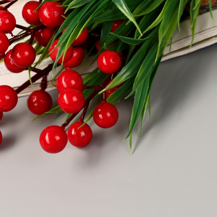 Букет искусственный «Шарики с зеленью», h=34 см, МИКС