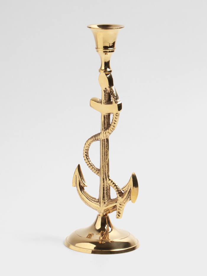 Подсвечник «Морской», 22 см, латунь