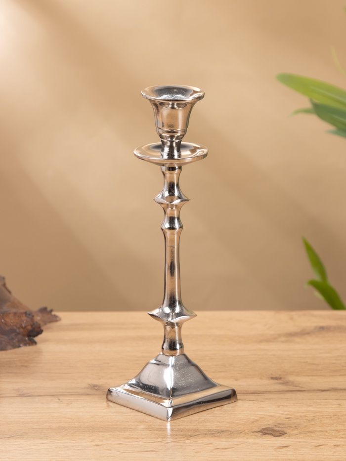 Подсвечник «Космос», на 1 свечу, 7×7×23 см, алюминий