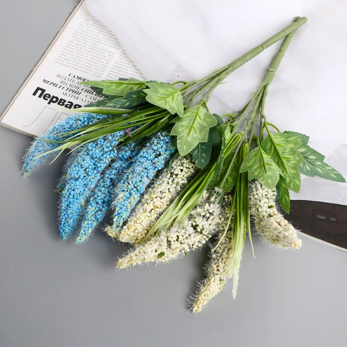 Букет искусственный «Пушица лаванда экстра», h=30 см, МИКС