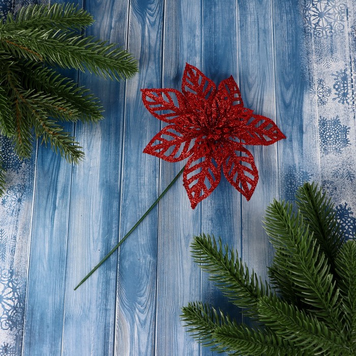 Цветы искусственные «Перелив», большой резной, 14×20 см, МИКС