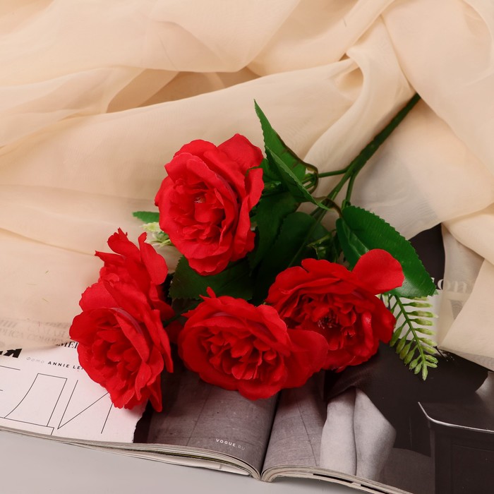 Букет искусственный «Роза Шток», 6×27 см, МИКС