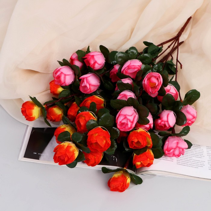 Букет искусственный «Пион Тереза», 3.5×32 см, МИКС