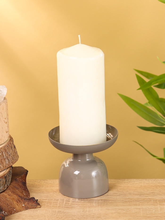 Подсвечник на 1 свечу «Ковентри», 10×10×9 см, глянцевый