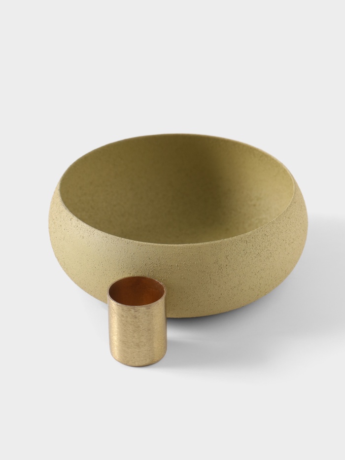 Подсвечник на 1 свечу на магнитах «Олива», 11×11×4 см