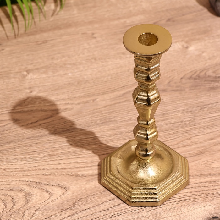 Подсвечник «Антик», 22 см, алюминий