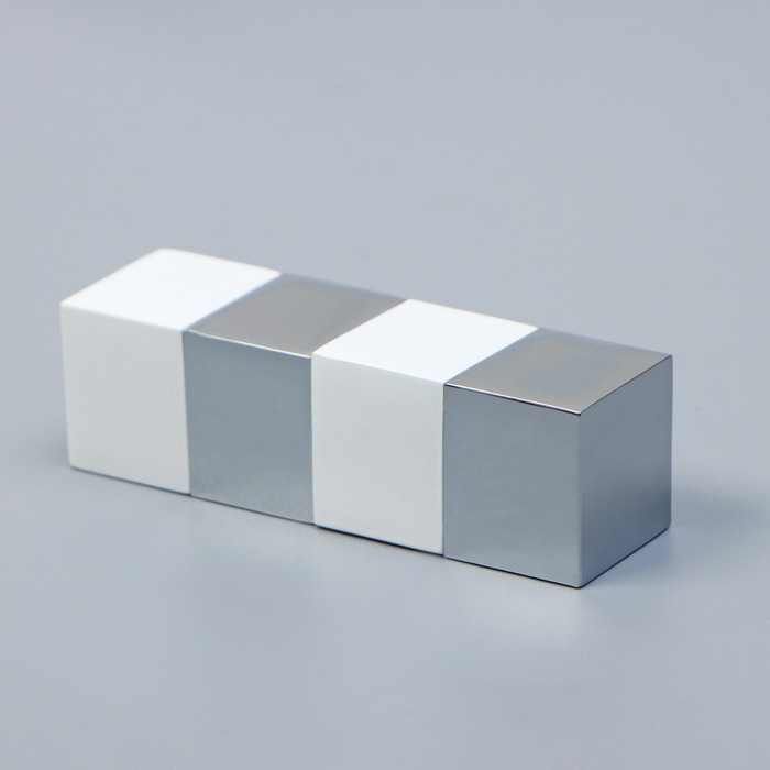 Наконечник на карниз d=19 мм «Магнум», белый/хром