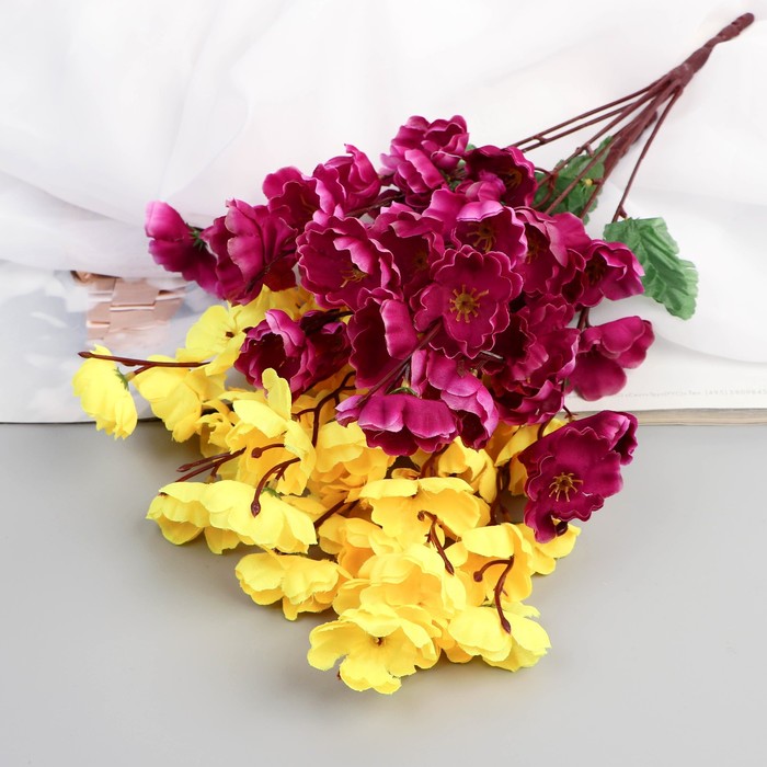 Букет искусственный «Сакура искусственная», 5×38 см, МИКС