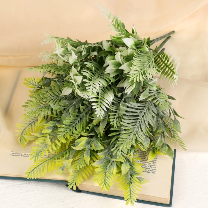 Букет искусственный «Тропические листья», h=28 см, МИКС