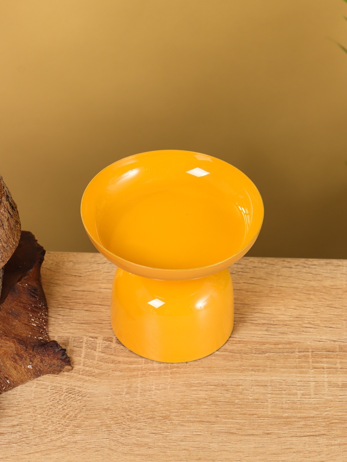 Подсвечник на 1 свечу «Песок», 10×10×9 см, глянцевый