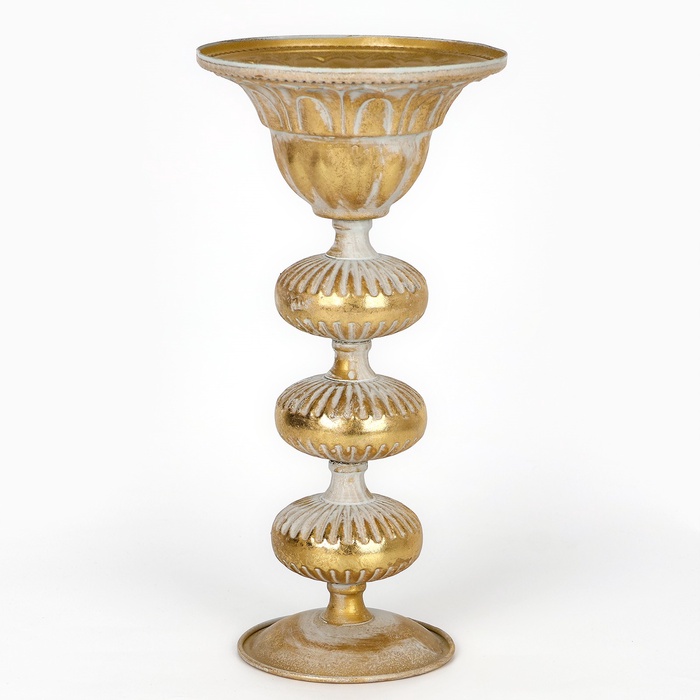 Подсвечник металл «Ярусы» для одной свечи 16×16×31 см