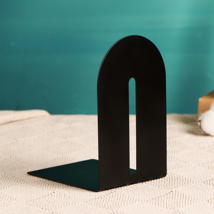Держатель - подставка для книг «Минимализм», чёрный, 1 шт.