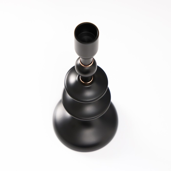 Металлический подсвечник на 1 свечу «Ирада», d=2 см, 9×9×24 см