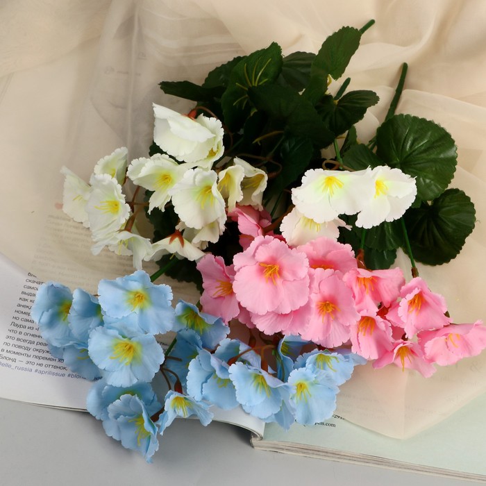 Букет искусственный «Настурция галант», 4.5×28 см, МИКС