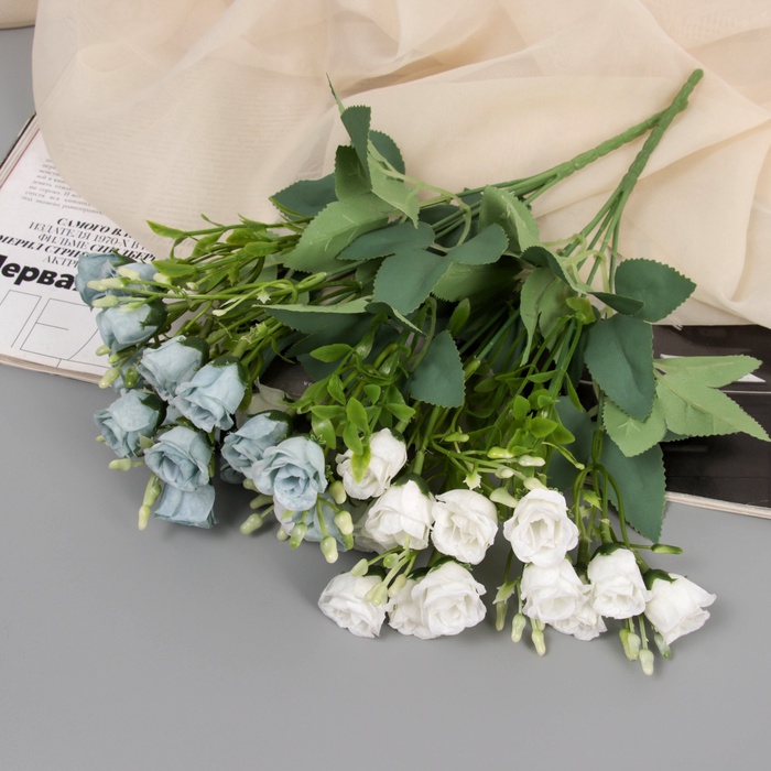 Букет искусственный «Роза найт галант», 25 см, МИКС