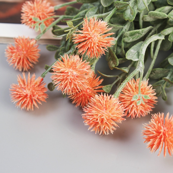 Букет искусственный «Мордовник элит галант», h=29 см, МИКС, с напылением