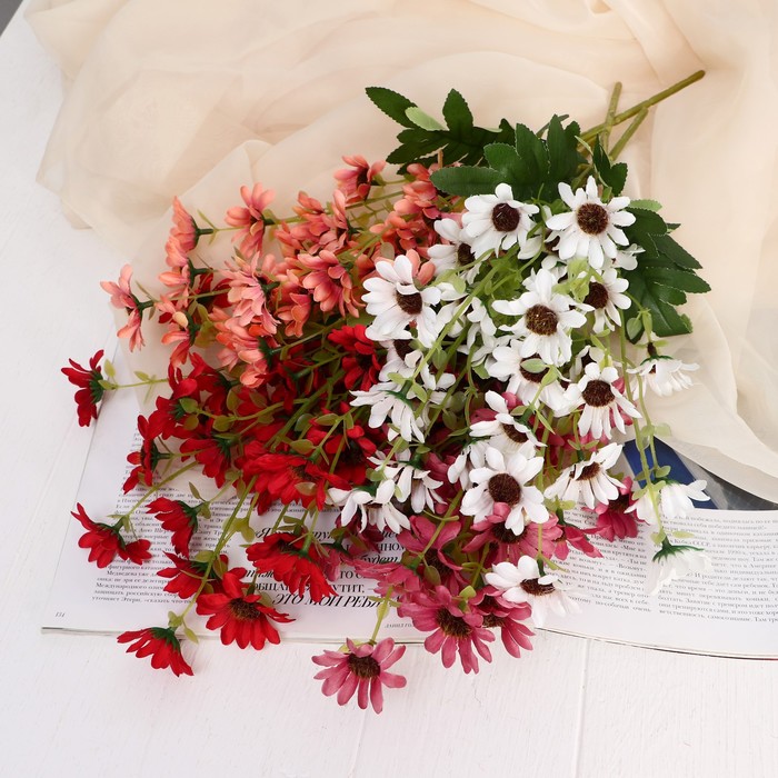 Букет искусственный «Рудбекия волосистая», h=40 см, МИКС